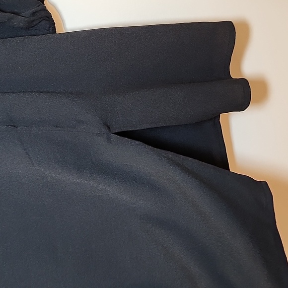 Aritzia Wilfred Novella Mini Slit Dress Elegant Black Women's Dress Sz 8 - Picture 10 of 16